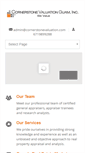 Mobile Screenshot of cornerstonevaluation.com